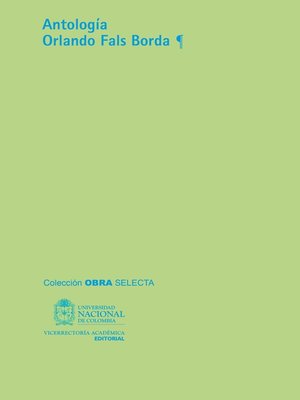 cover image of Antología Orlando Fals Borda